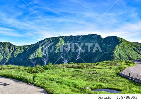 夏の立山天狗平より望む山々 138796963