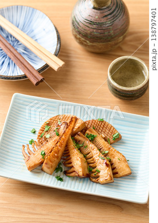 たけのこのバター醤油ステーキ 138797401