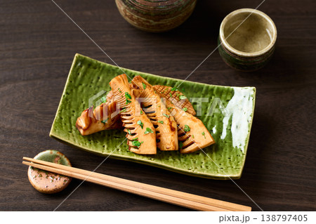 たけのこのバター醤油ステーキ 138797405