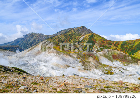 立山、紅葉の地獄谷 立山、紅葉の地獄谷 138798226