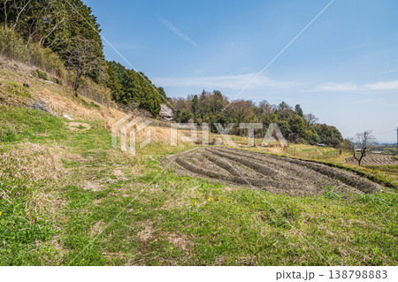 春の棚田風景　滋賀県大津市仰木 138798883