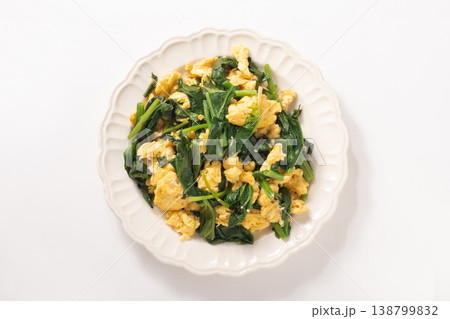 ほうれん草と卵のバター炒め ほうれん草と卵のバター炒め 138799832
