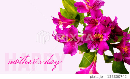 Celebrate Mother's Day on May 10 with flowers and warm wishes for all mothers 138800742