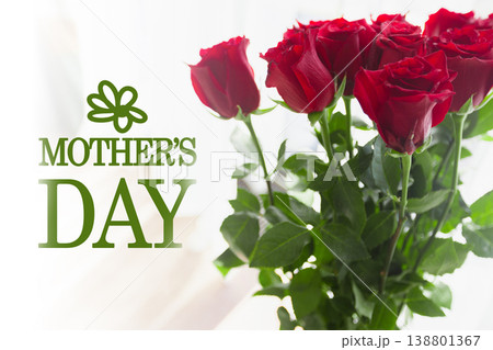 Celebrate Mother's Day on May 10 with beautiful red roses and heartfelt wishes Celebrate Mother's Day on May 10 with beautiful red roses and heartfelt wishes 138801367