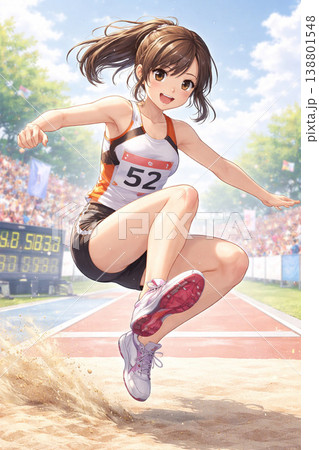 スポーツを楽しむ女性 138801548