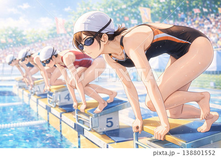 スポーツを楽しむ女性 138801552