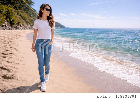 女性の表情 138801801