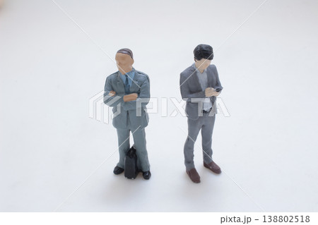 Miniature Business Figures Standing Apart Concept Miniature Business Figures Standing Apart Concept 138802518