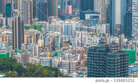 April 10 2026 Prince Edward High Density Urban Cityscape, hong kong 138803252