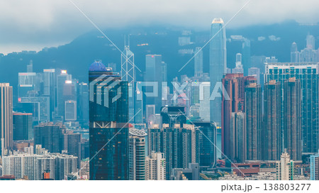 April 10 2026 Mong Kok Extremely Dense Urban Cityscape, hk 138803277