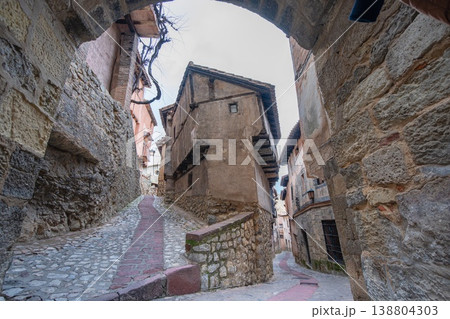 Historic Triangular House in Albarracin, Spain 138804303