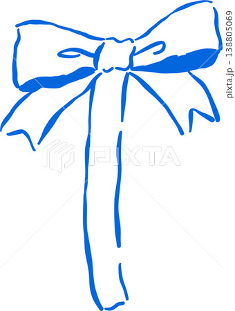Hand drawn Lemon Outline with stem and leaf Whimsical Doodle 138805069