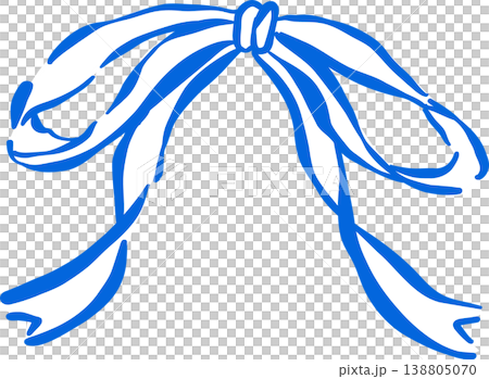 Hand drawn Lemon Outline with stem and leaf Whimsical Doodle 138805070