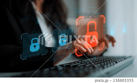Cybersecurity Breach Highlighting Data Vulnerability Marrow Cybersecurity Breach Highlighting Data Vulnerability Marrow 138805355