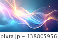 輝く光の波と幻想的な曲線美02 138805956