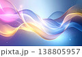 輝く光の波と幻想的な曲線美03 138805957