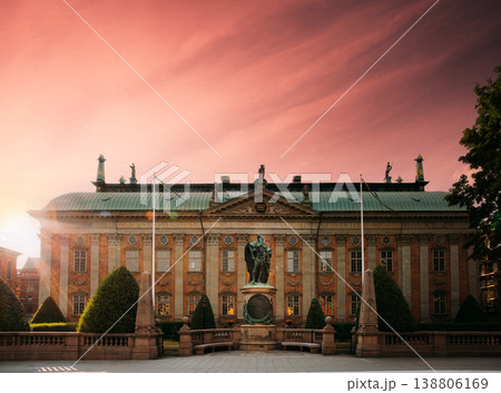 House of Nobility (Riddarhuset) at Sunset 138806169