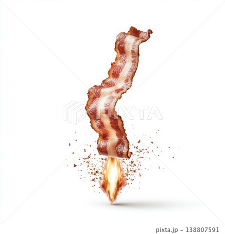 Bacon Strip Transforms into Rocket Nose Cone 138807591