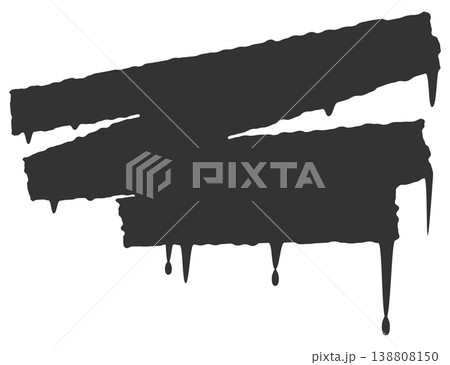 ペンキのライン 138808150