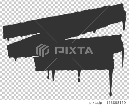 ペンキのライン 138808150