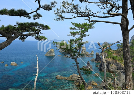 青海島の青い海 138808712