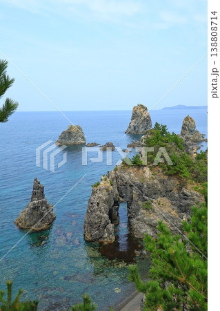青海島の青い海 138808714