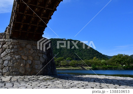 岩国城76 天守、錦帯橋 岩国城76 天守、錦帯橋 138810653