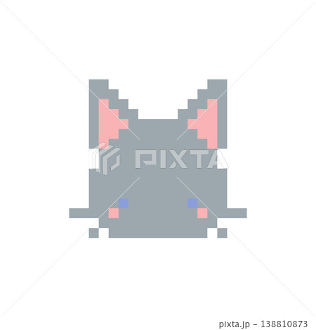 猫のドット絵 猫のドット絵 138810873