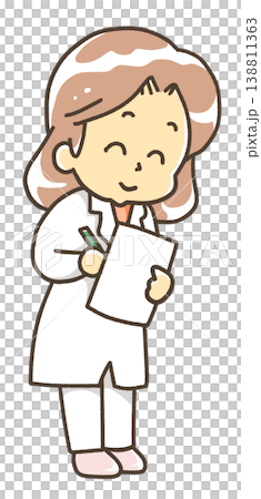 記録をとる先生 138811363