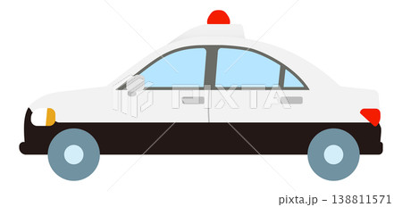 パトカーのベクターイラスト 138811571