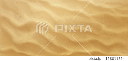 Seamless golden sand surface top view 138811864
