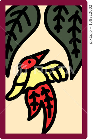栃に燕のミニ花札 138812002
