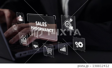 Sales Performance Dashboard with Sales Metrics, Targets, and Conversion Muxer Sales Performance Dashboard with Sales Metrics, Targets, and Conversion Muxer 138812412