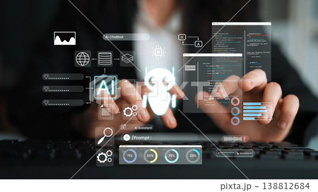 Engaging in AI Development with Innovative Chatbot Technology and Interactive User Interface for Modern Applications in Business and Technology Gluon 138812684