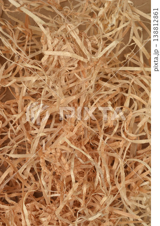 Natural Wood Wool Packing Material 138812861