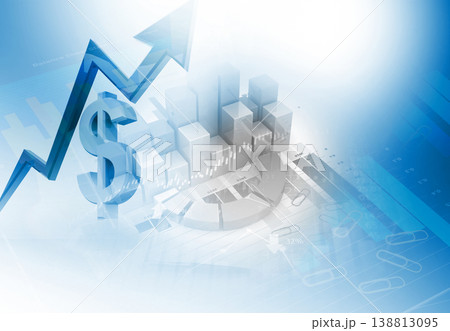 Dollar currency growth graph chart Dollar currency growth graph chart 138813095