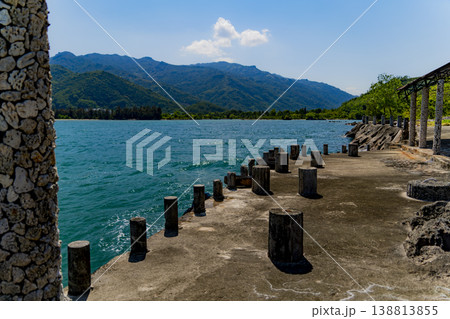 An abandoned old pier. An abandoned old pier. 138813855
