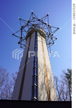 栗沢町開基百年記念塔の春 138815529