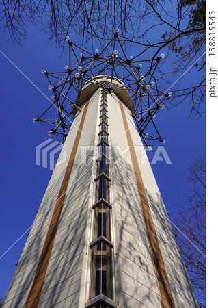 栗沢町開基百年記念塔の春 138815545