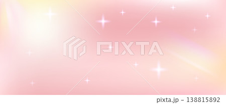 Magic pink gradient glitter background for poster and print. Dream gradation with rainbow prism in soft pastel bokeh. Yellow and pink vector sparkle with fairy sky and holographic twinkle Magic pink gradient glitter background for poster and print. Dream gradation with rainbow prism in soft pastel bokeh. Yellow and pink vector sparkle with fairy sky and holographic twinkle 138815892