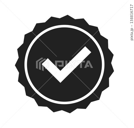 Approved or certified medal icon in flat trendy style, color editable vector icon for quality assurance, verification, trust badges, business branding, websites, apps, and marketing materials. Vector Approved or certified medal icon in flat trendy style, color editable vector icon for quality assurance, verification, trust badges, business branding, websites, apps, and marketing materials. Vector 138816717