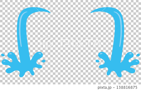 Illustration of tears when crying hard Illustration of tears when crying hard 138816875