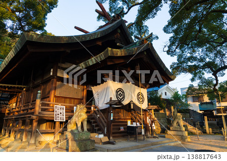 冬の瀬戸内 広島県尾道市 早朝の艮神社 冬の瀬戸内 広島県尾道市 早朝の艮神社 138817643