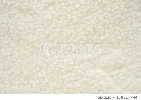 Wool plush fleece fur fabric texture background 138817744