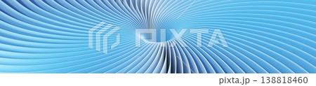 Abstract blue background with stripes - 3D illustration 138818460