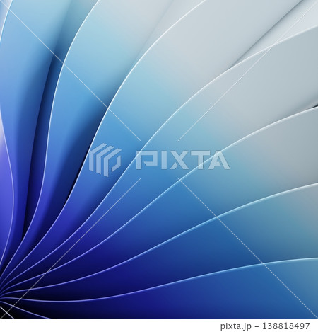 Abstract blue square background with stripes - 3D illustration Abstract blue square background with stripes - 3D illustration 138818497