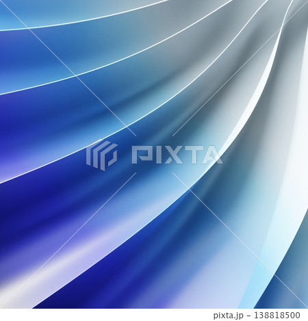 Abstract blue square background with stripes - 3D illustration Abstract blue square background with stripes - 3D illustration 138818500