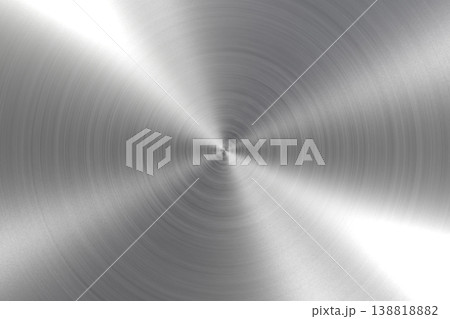 Circular brushed metal texture - background Circular brushed metal texture - background 138818882