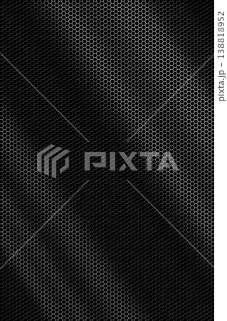 Hexagonal metal grid texture - background Hexagonal metal grid texture - background 138818952