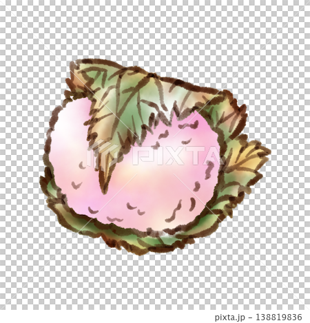 簡易櫻花麻糬（鋼筆水彩風格） 138819836